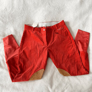 Red & Pink Buckwild Breeches Riding Pants